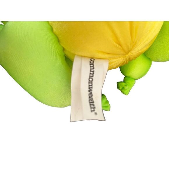 VTG Commonwealth Frog Green Stuffed Animal 10" Long Plush LIMITED - Picture 6 of 7